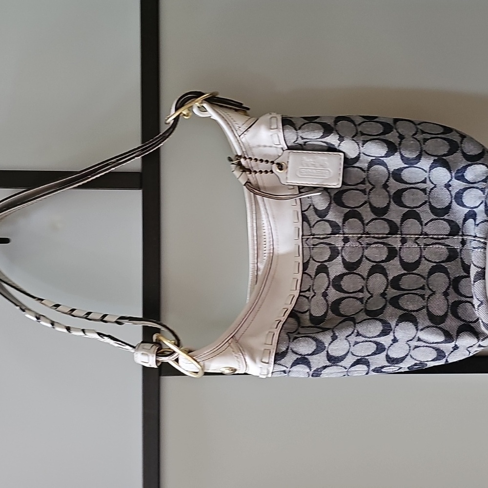 LOVELY AUTHENTIC VINTAGE COACH SIGNTURE C SHOULDER BUCKET BAG - Picture 10 of 14